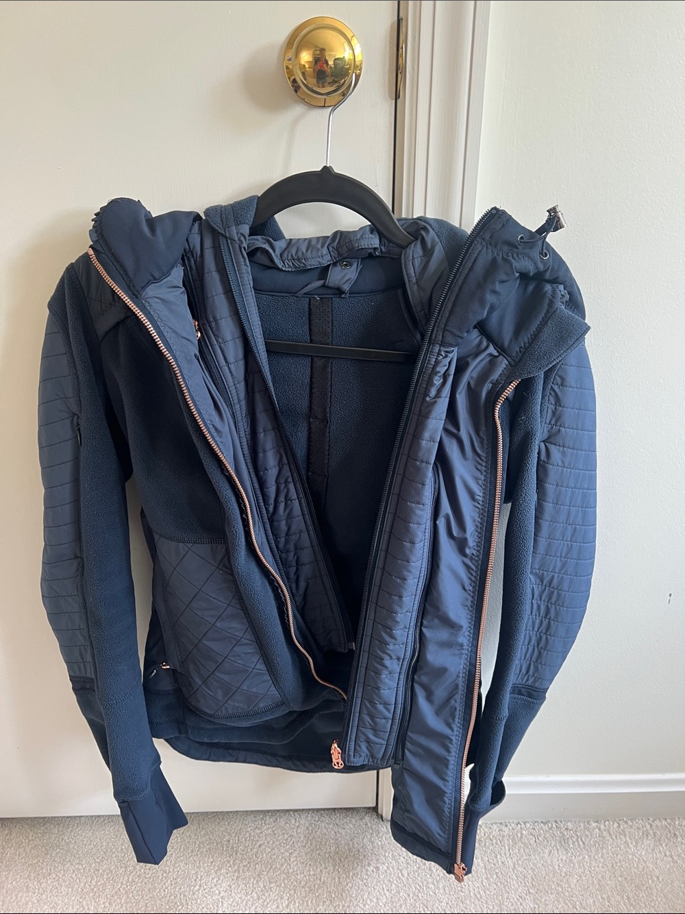 Lululemon Zip Up Sweatshirt with Removable Hood and Lining